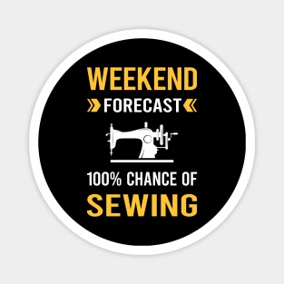 Weekend Forecast Sewing Magnet